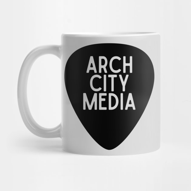 Arch City Media Guitar Pick by Arch City Tees